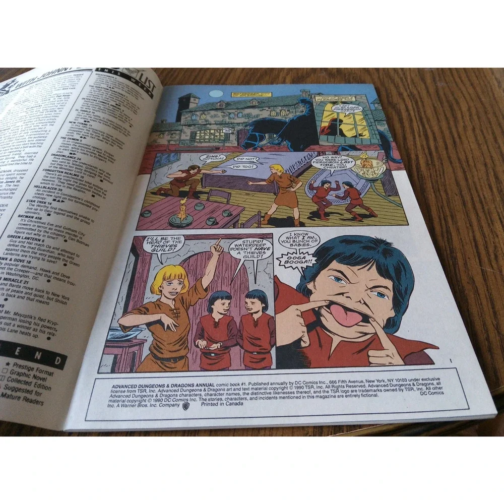 Advanced Dungeons & Dragons Annual #1 1990 DC Comics